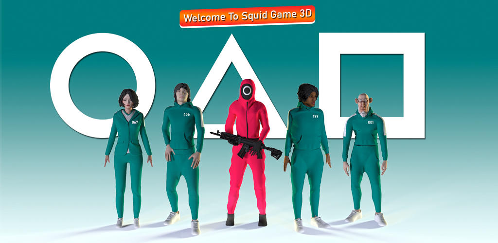 Banner of Squid Game 3D 