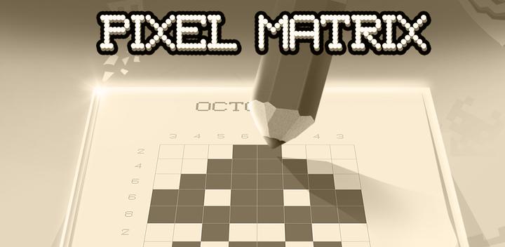 Banner of pixel matrix 