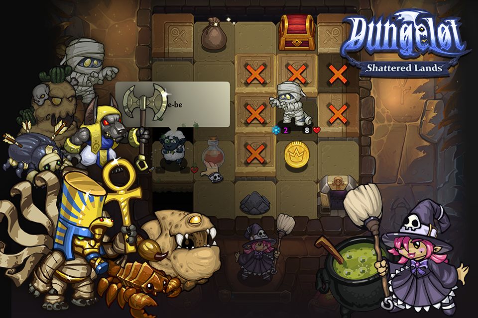 Dungelot Shattered Lands screenshot game
