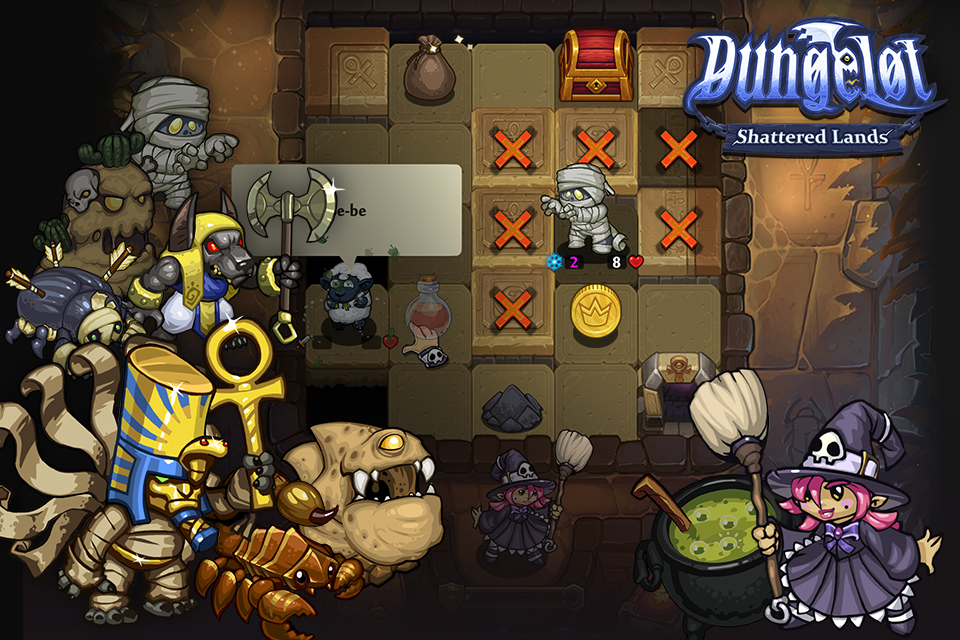Dungelot Shattered Lands Game Screenshot