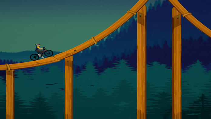 Tricky Downhill Adventure Game Screenshot