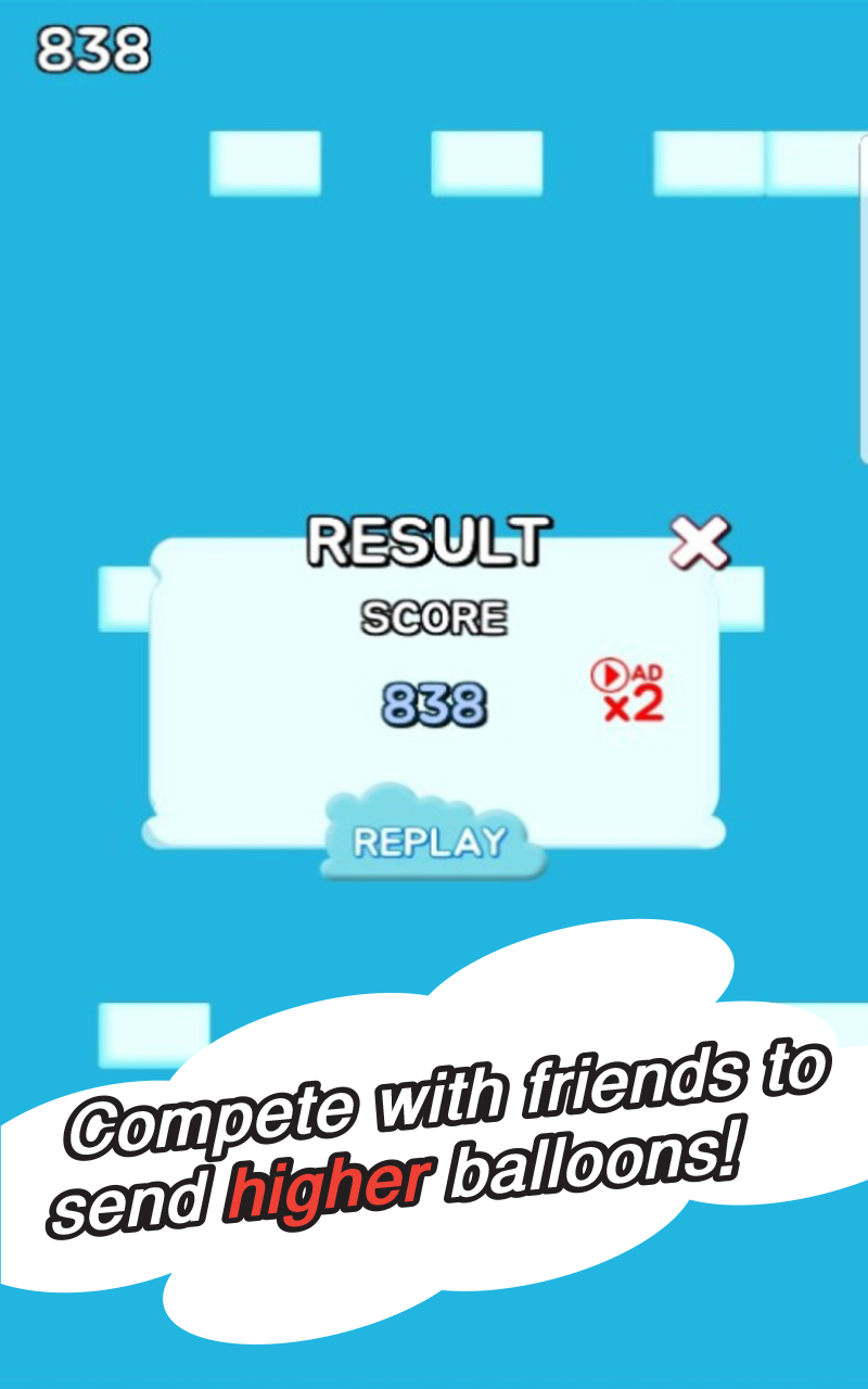 Скриншот игры Fly balloon : Rise up deams - Very easy tap game