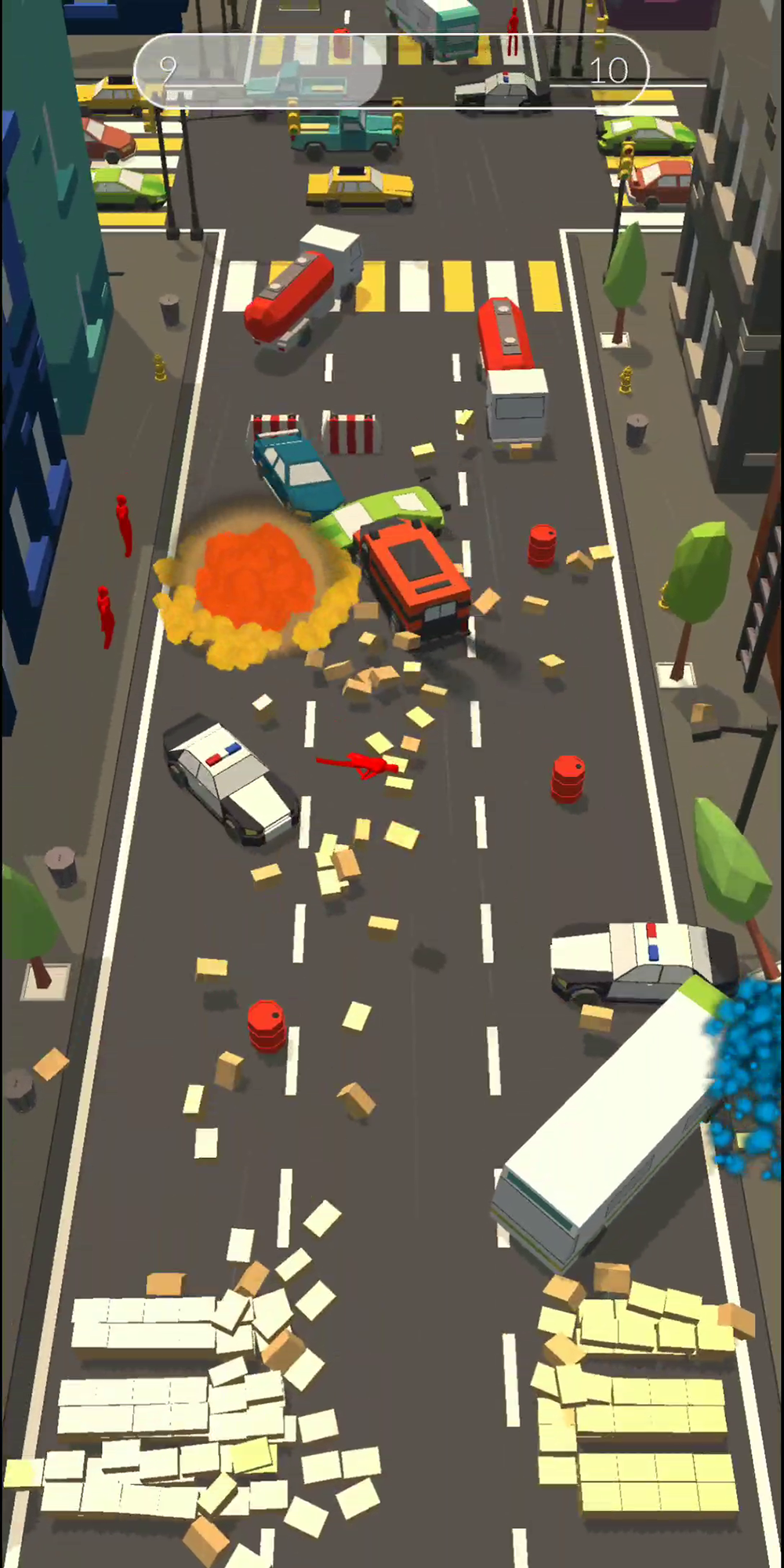 Car Bump: Smash Hit in Smashy Road 3D ゲームのスクリーンショット