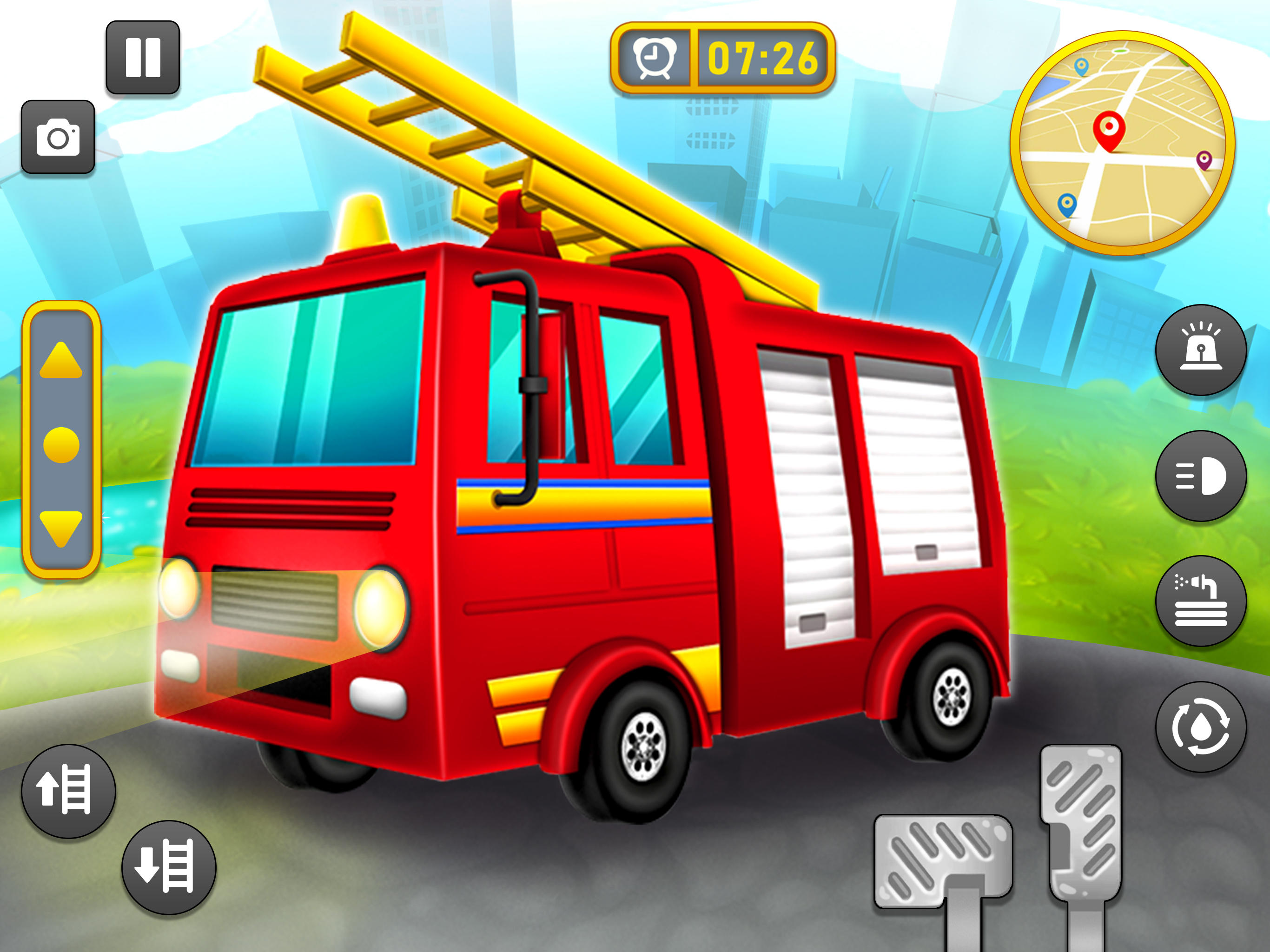 Screenshot 1 of Пожарная спасательная пожарная машина 1.0.25