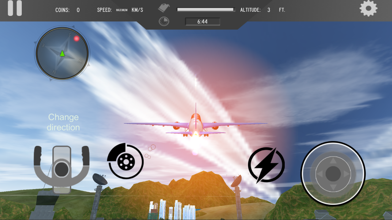 Screenshot 5 of Flight Simulator-Pilot Plane X 