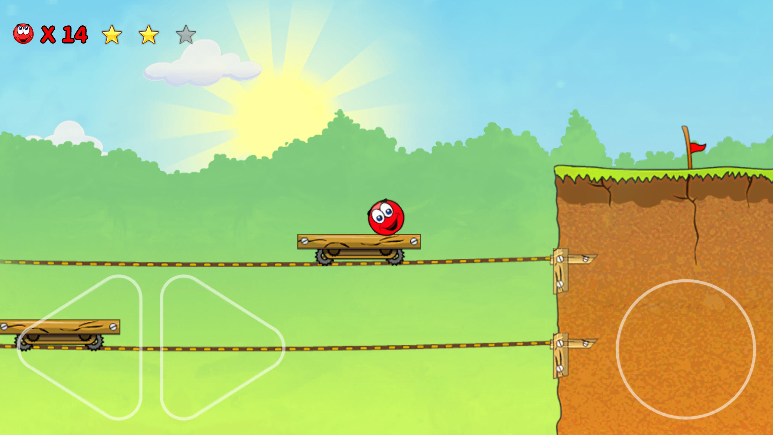 Red Ball 3: Jump for Love! Bou Game Screenshot