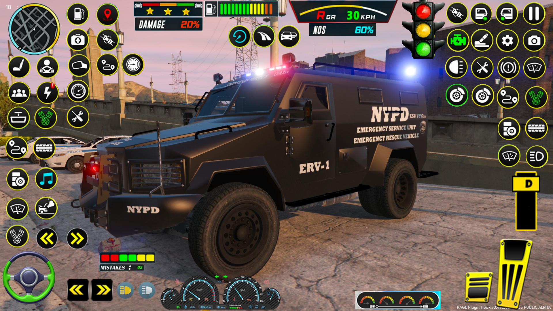 Cop simulator Police Car Chase 게임 스크린샷