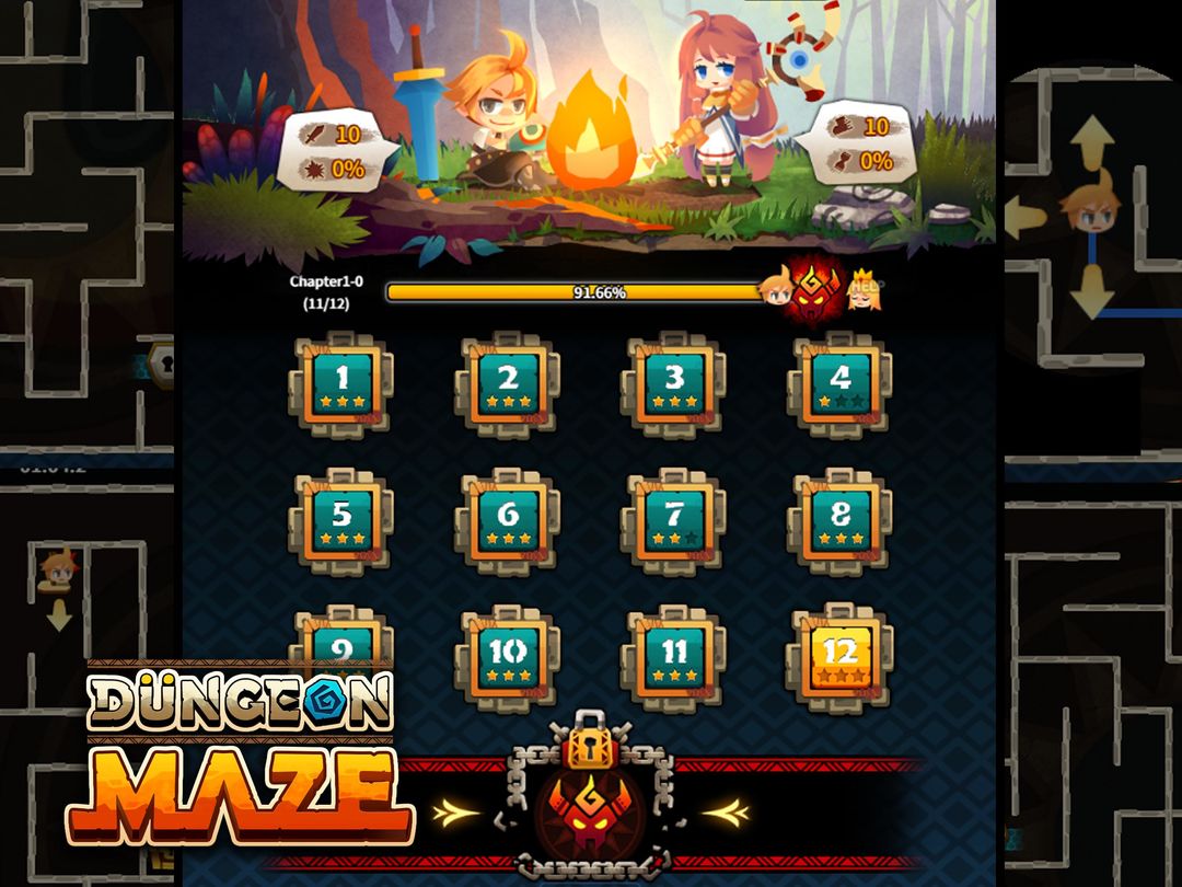 Dungeon Maze.io screenshot game