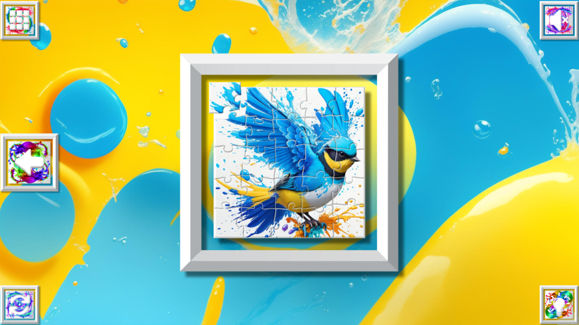 Color Splash: Birds 게임 스크린 샷
