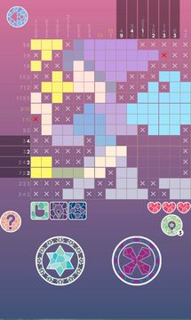 Picross Luna II - Six Pieces Of Tears Game Screenshot