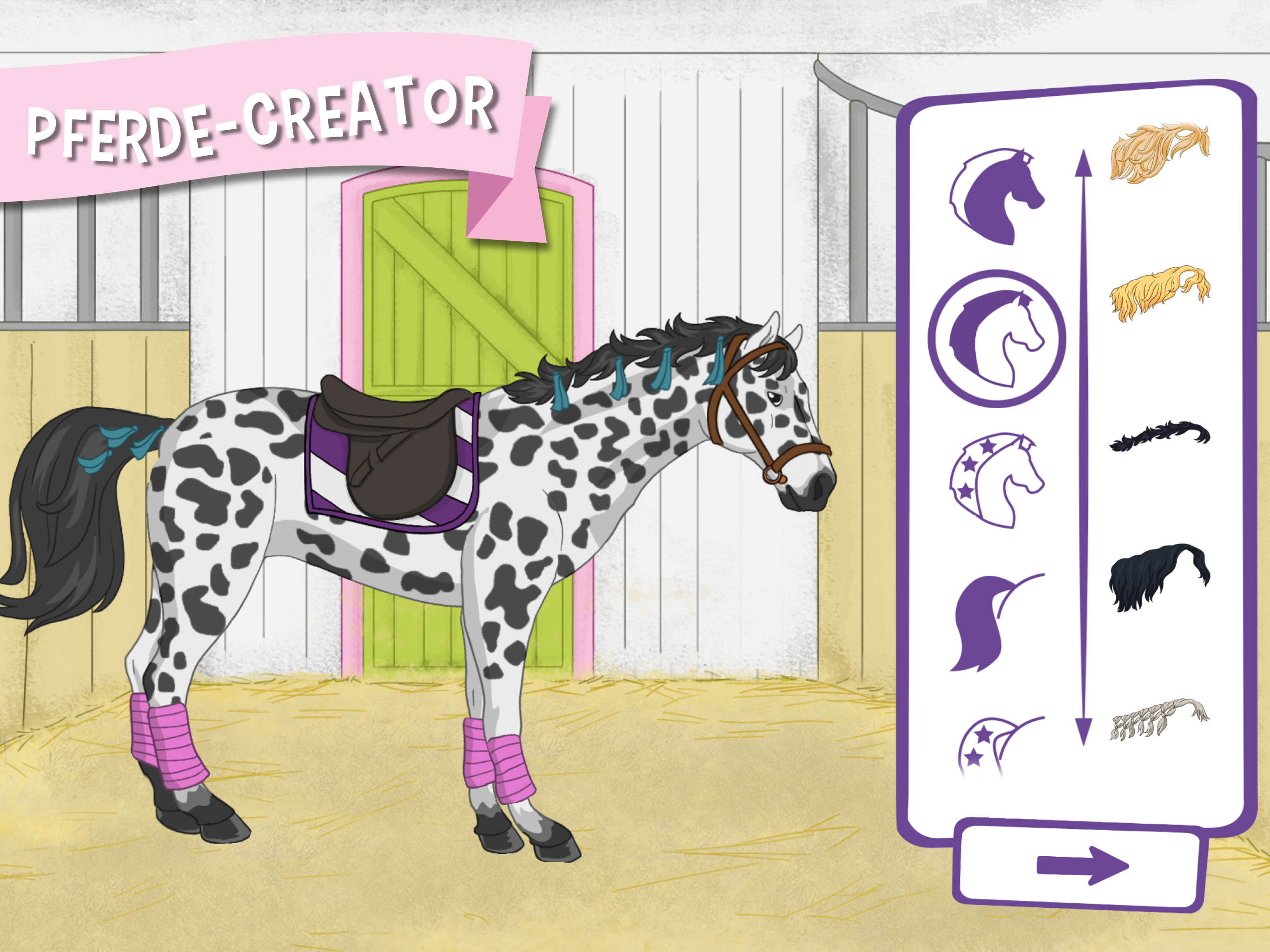 Captura de Tela do Jogo HORSE CLUB Pferde-Abenteuer