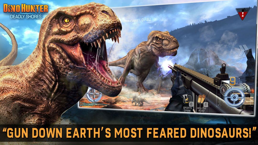 DINO HUNTER: DEADLY SHORES ภาพหน้าจอเกม