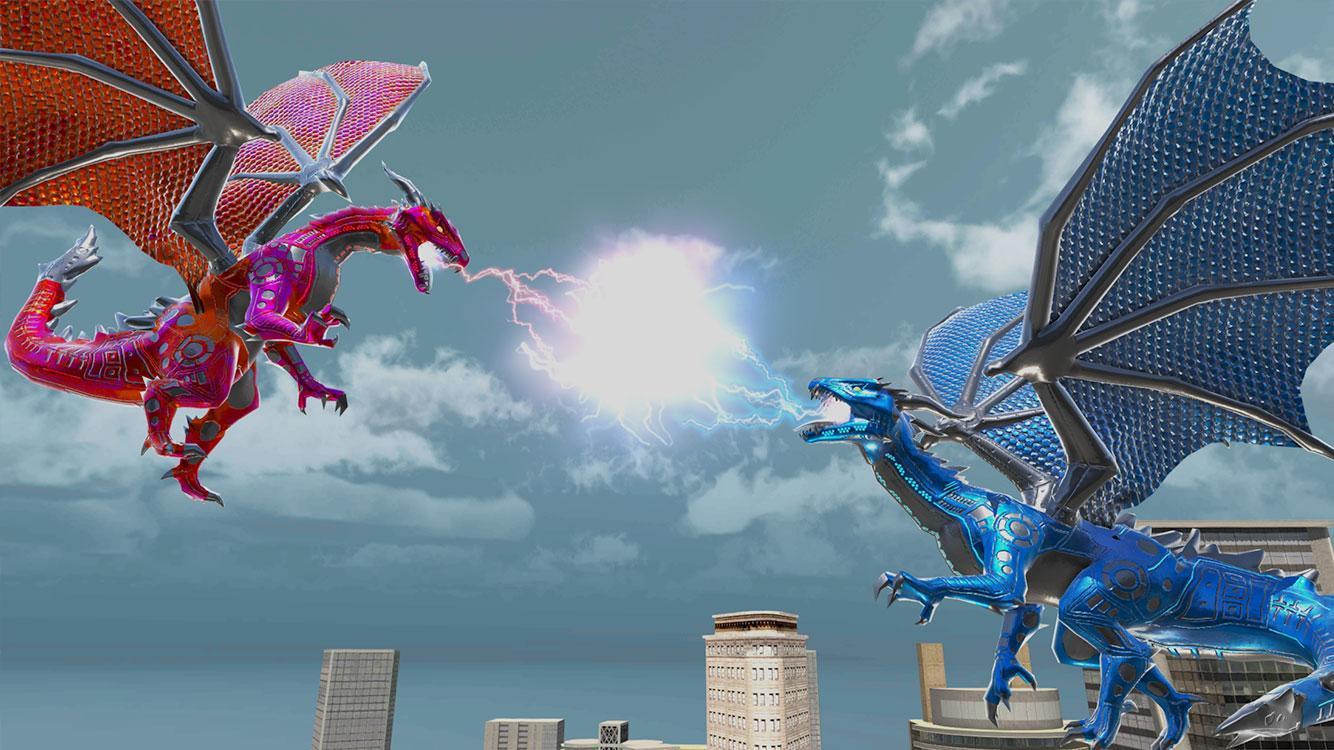 Electric Dragon Robot Transforming: Robot Wars Game Screenshot