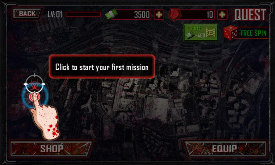 Zombie Terminator 게임 스크린샷