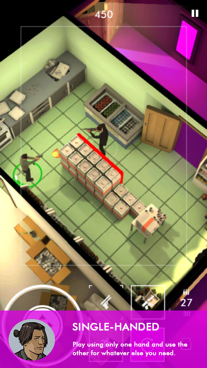 Neon Noir - Mobile Arcade Shooter Game Screenshot