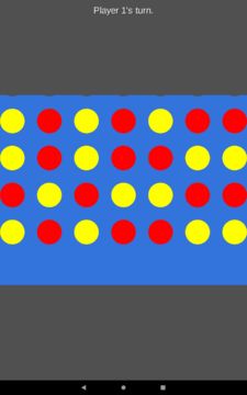 Four in a Row Game Screenshot