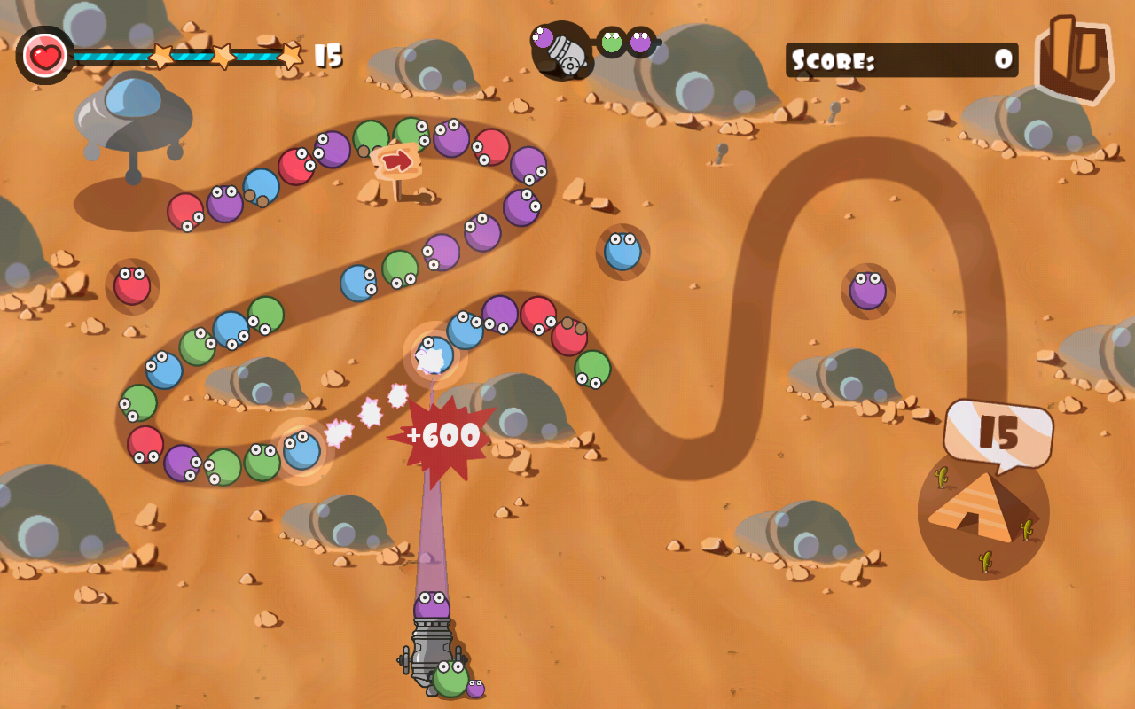 Bubble Blast Marbles Game Screenshot