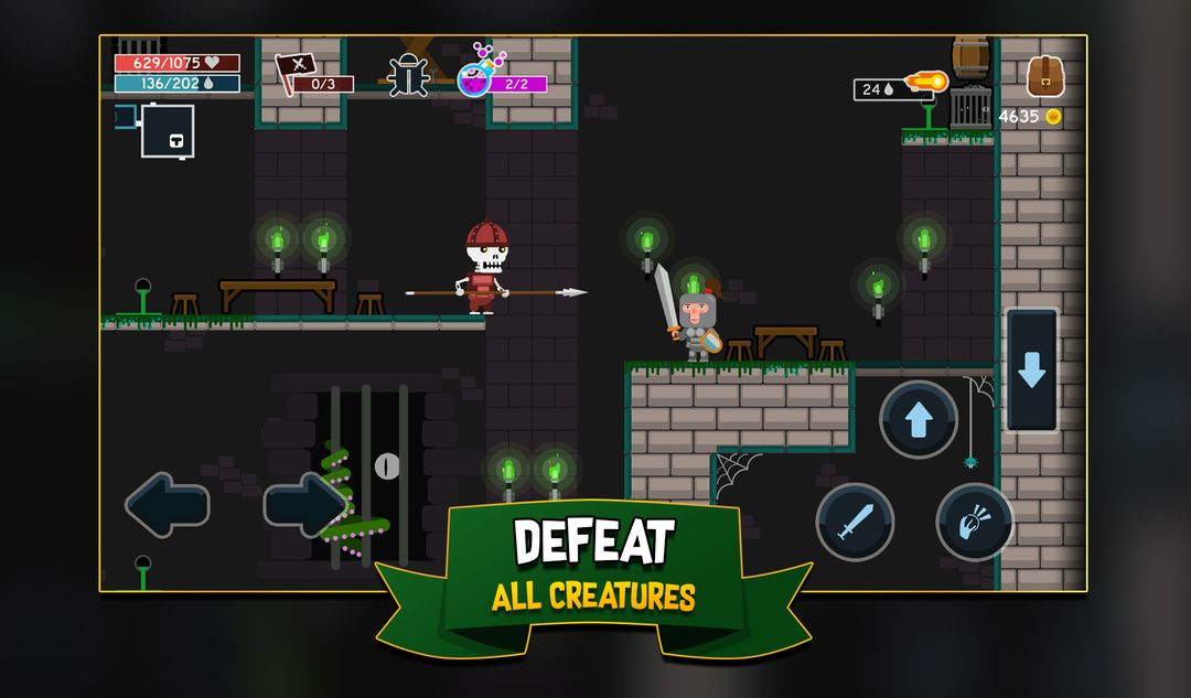 Screenshot of Become a Legend: Dungeon Quest (Unreleased)