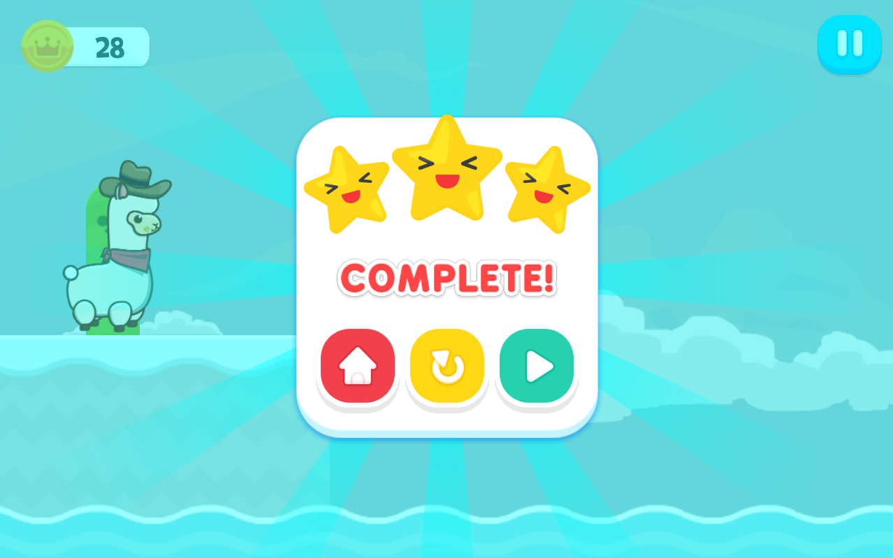 Mr Alpaca Jumper Game Screenshot