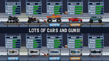 Zombie Road Trip Trials Game Screenshot
