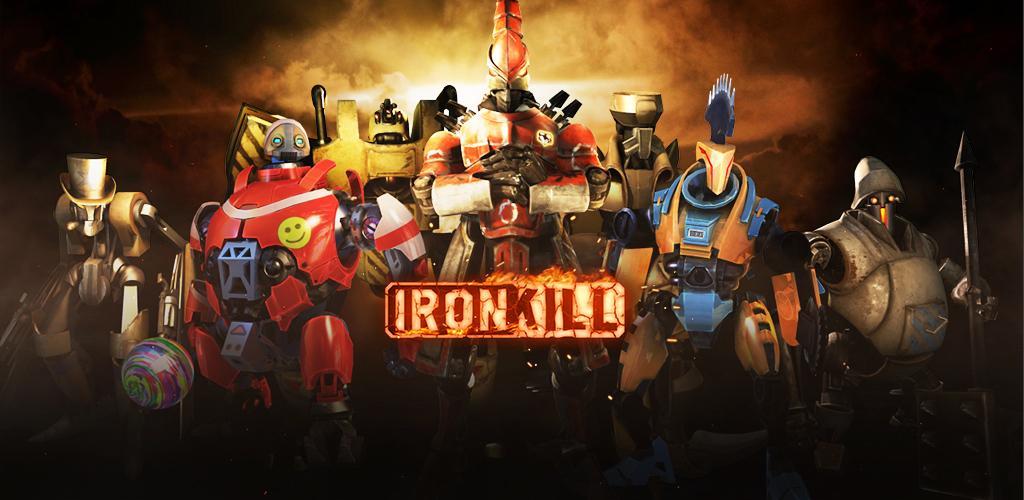Banner of Iron Kill Robot Fighting Games 1.9.171