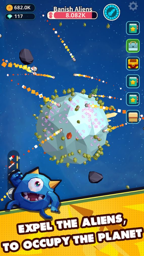 Planet Invader screenshot game