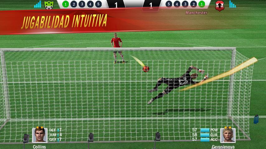 Captura de Pantalla del Juego Soccer Shootout