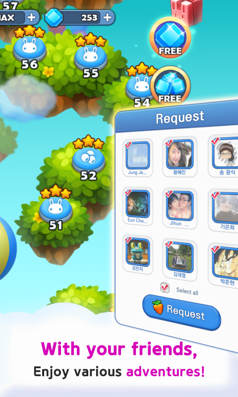 Bubble Friends Game Screenshot