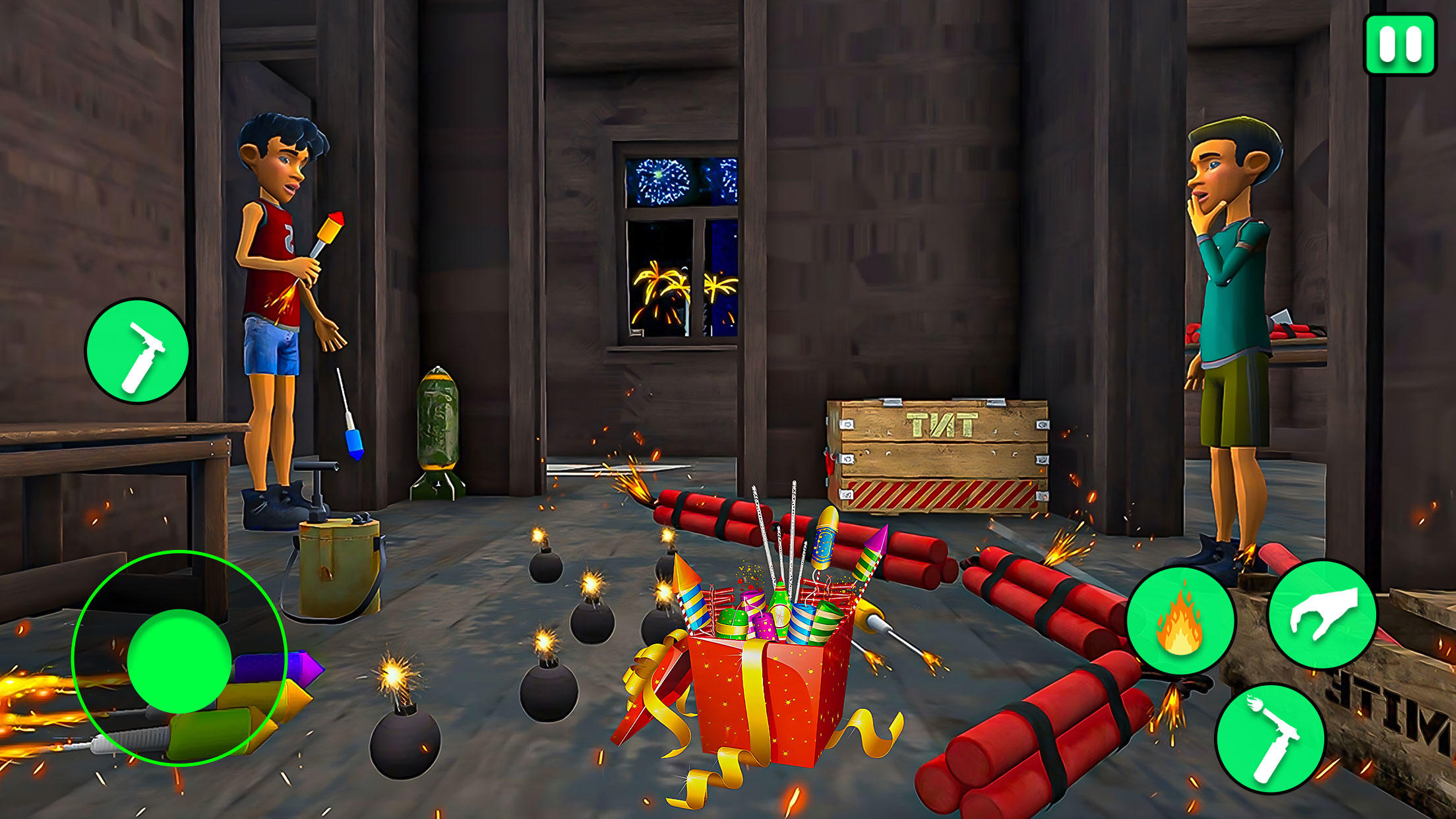 Screenshot of Fireworks Play - DIY Simulator
