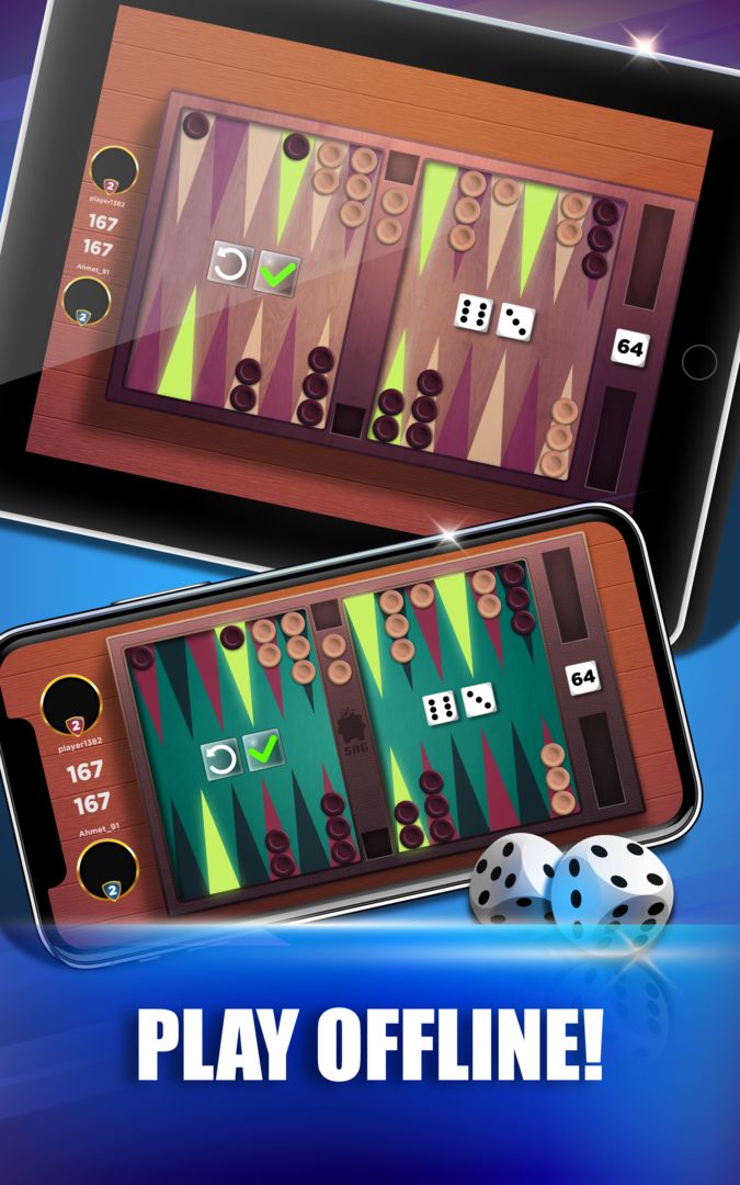 Backgammon - Offline Free Board Games screenshot game