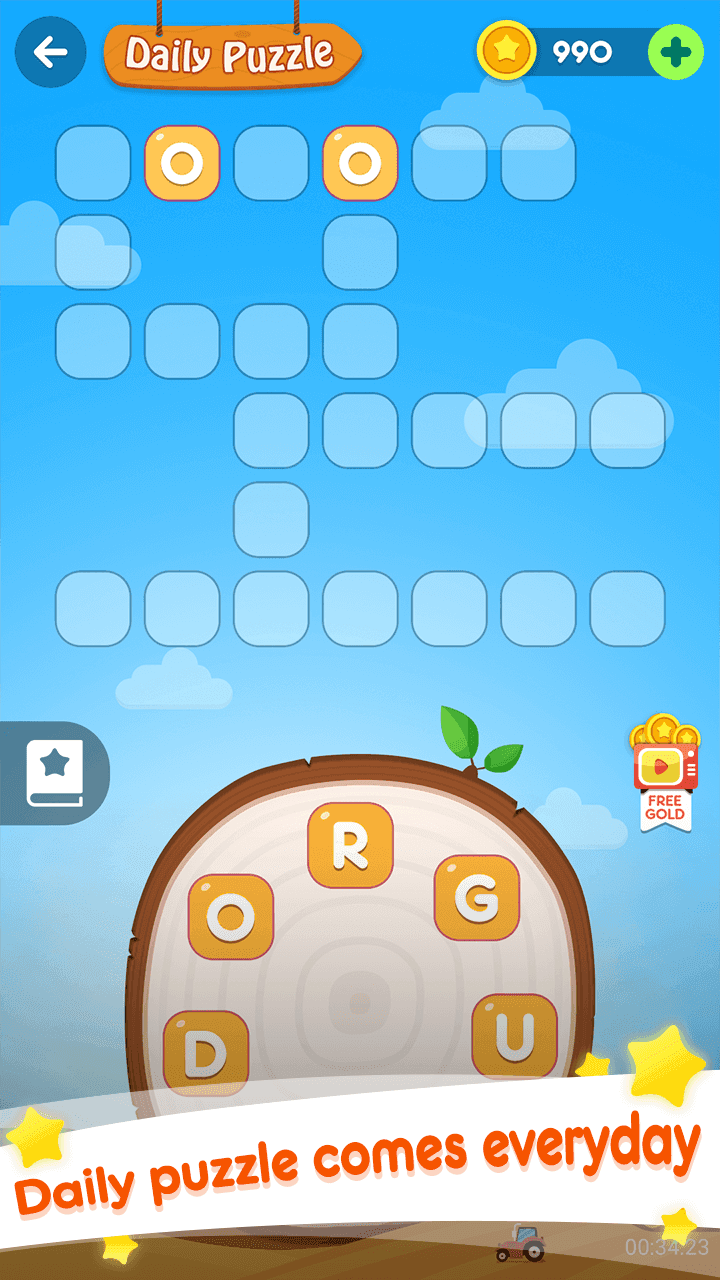 Word Go - Cross Word Puzzle Game Game Screenshot