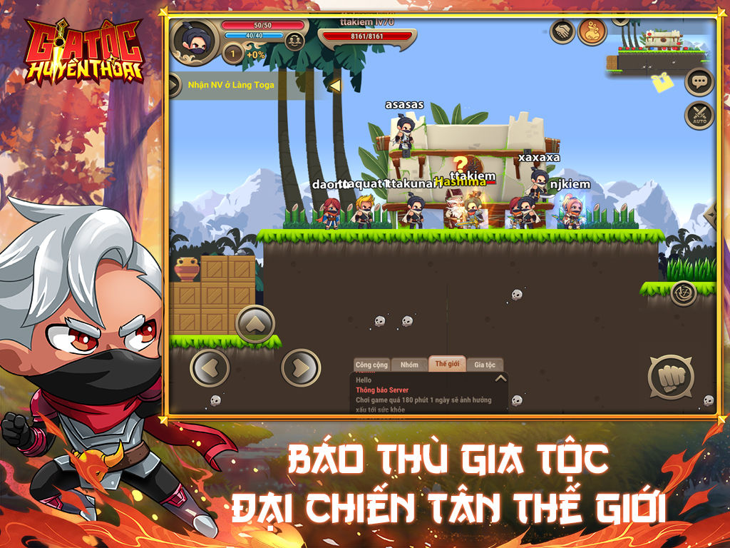 Screenshot of Gia Tộc Huyền Thoại