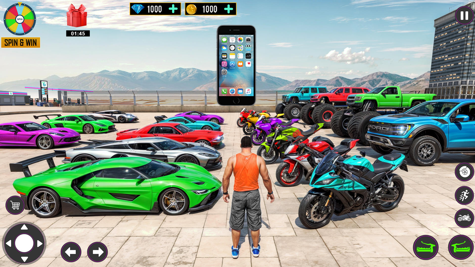 Indian Bike Driving Game 3D Game Screenshot