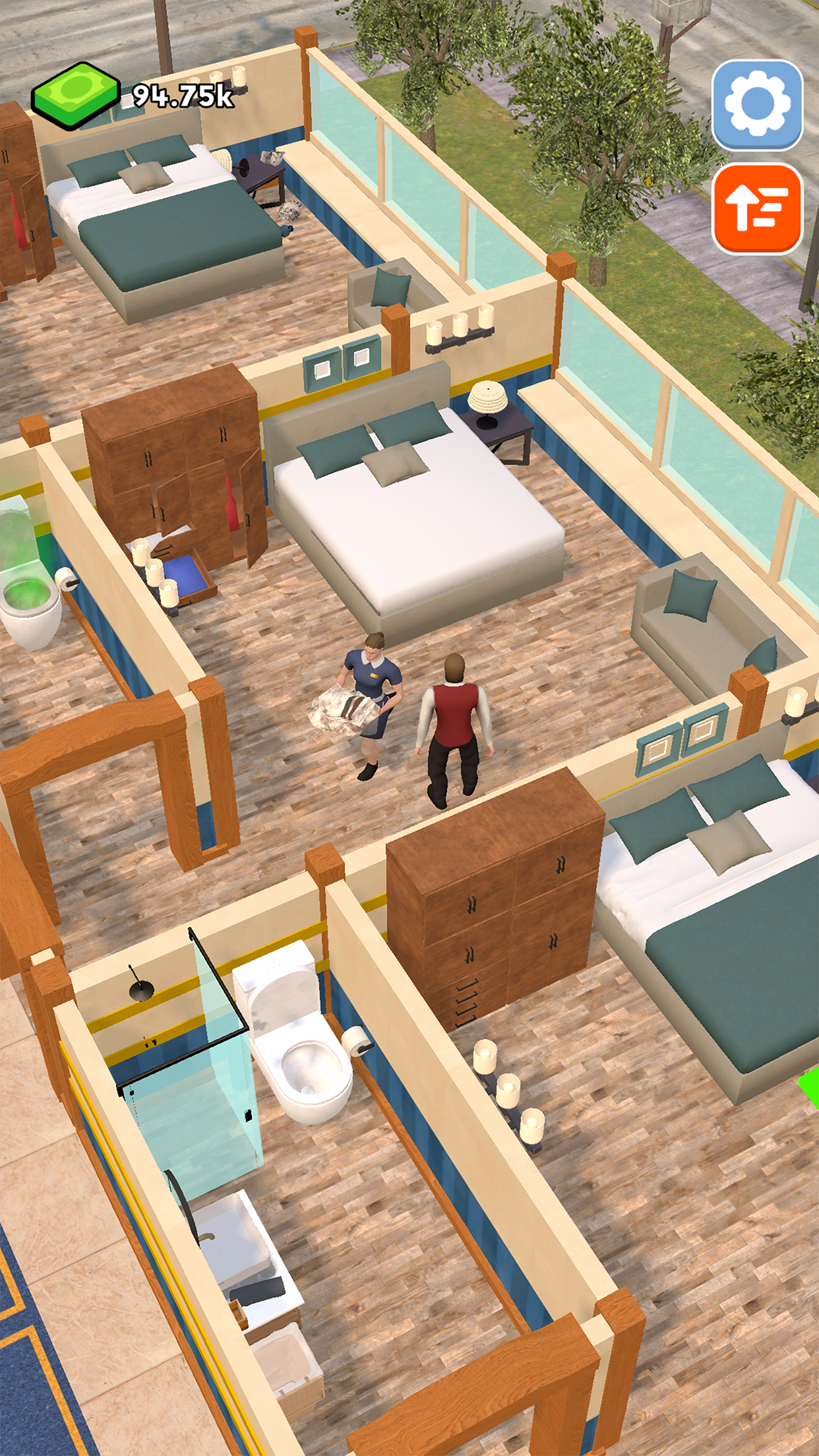 Hotel Manager Game Screenshot