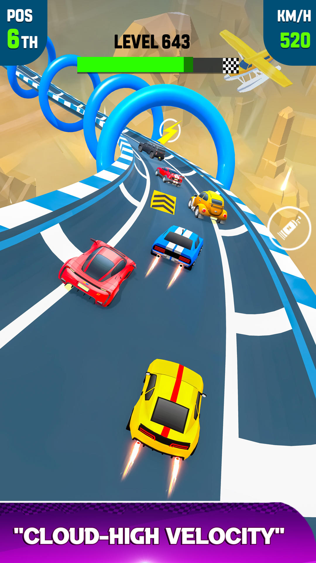 Sky Race 3D: Car Racing Games ภาพหน้าจอเกม