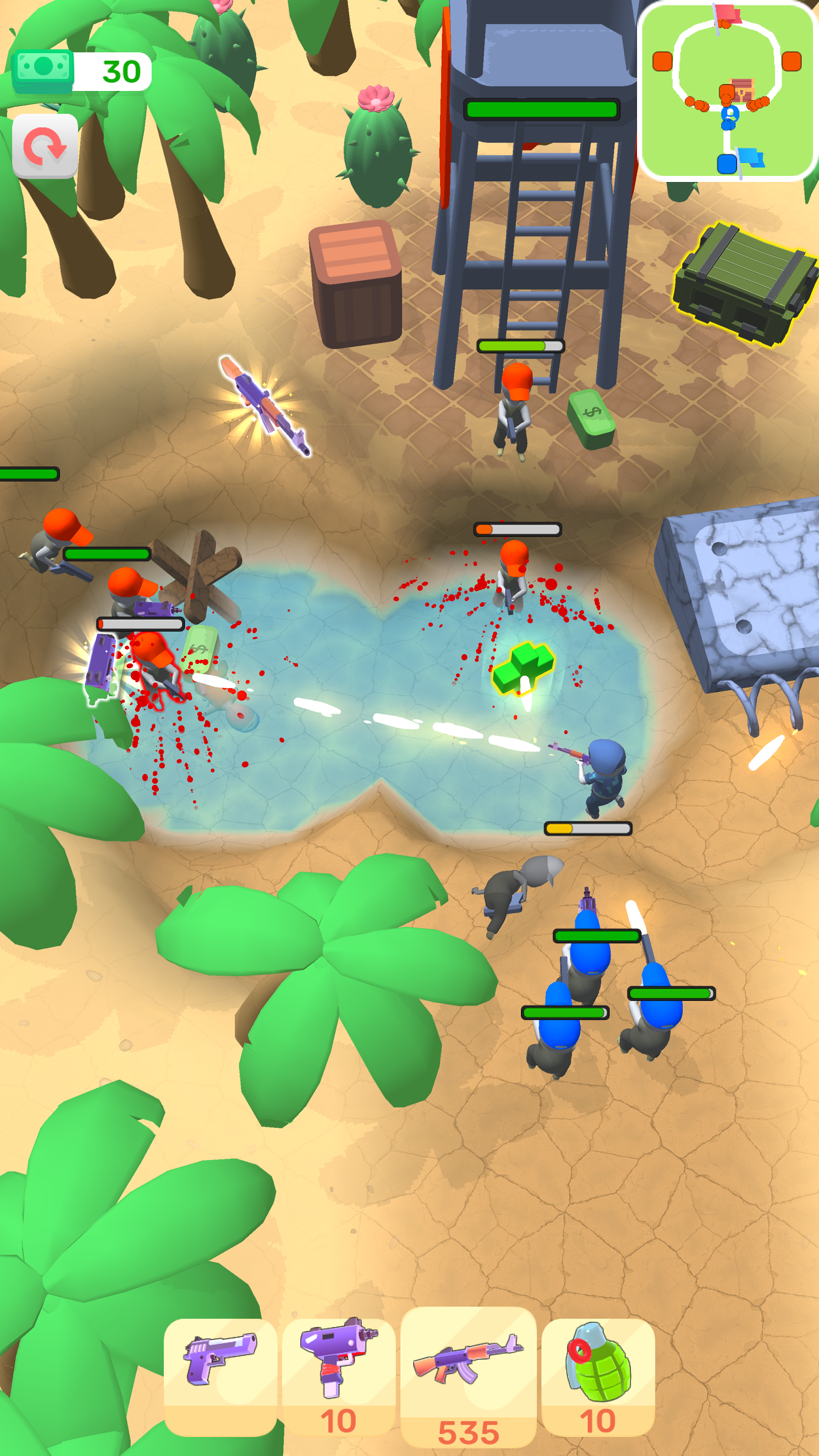 Screenshot of War Smash