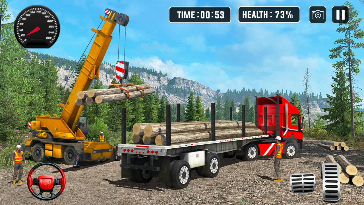 Screenshot 1 of Offroad Mud Truck Simulator- ကုန်တင်ကားပါကင် 3D 1.4