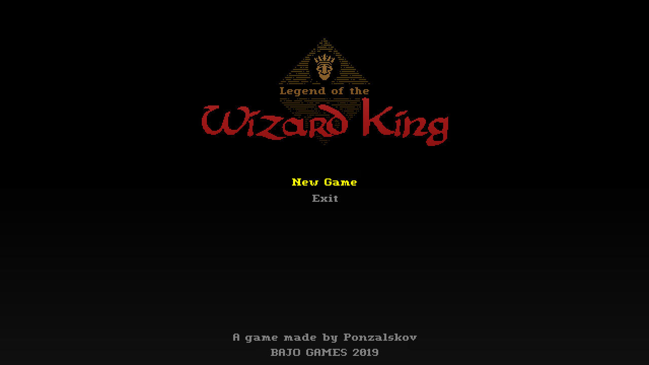 Screenshot of Legend of the Wizard King