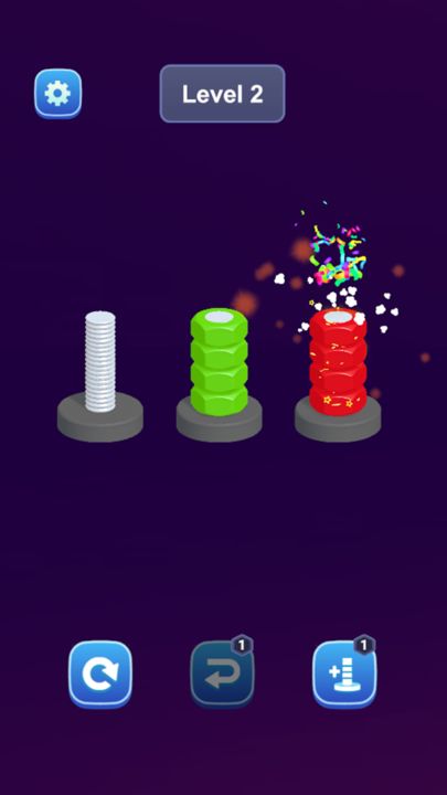 Nut and Bolts - Color Sort Pro Game Screenshot