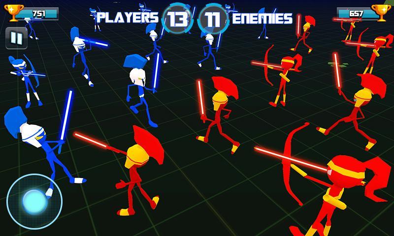 Screenshot of Wars of Star: Stick Warriors