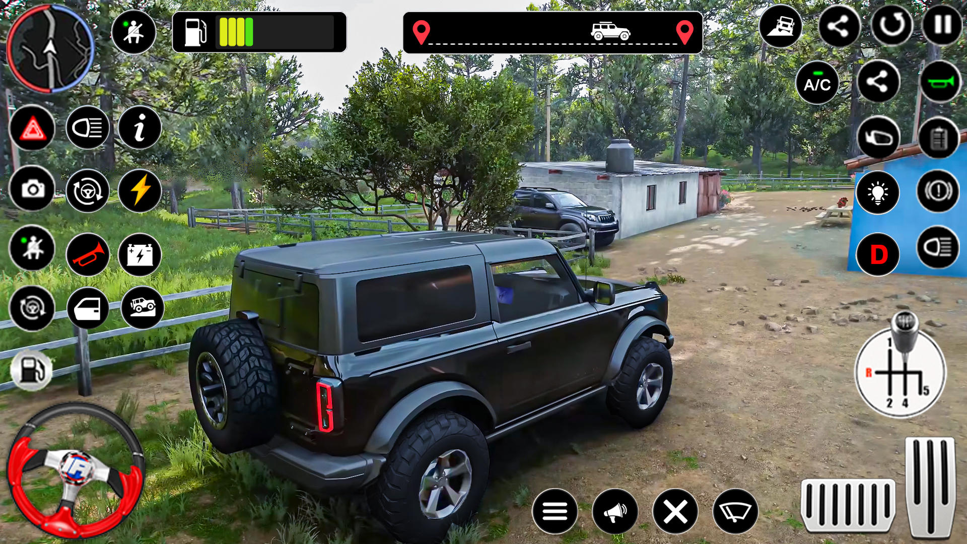 Screenshot of Offroad Jeep Driving Thar Game