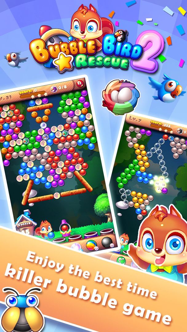Bubble Bird Rescue 2 - Shoot! screenshot game