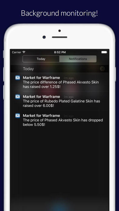 Market for Warframe Game Screenshot