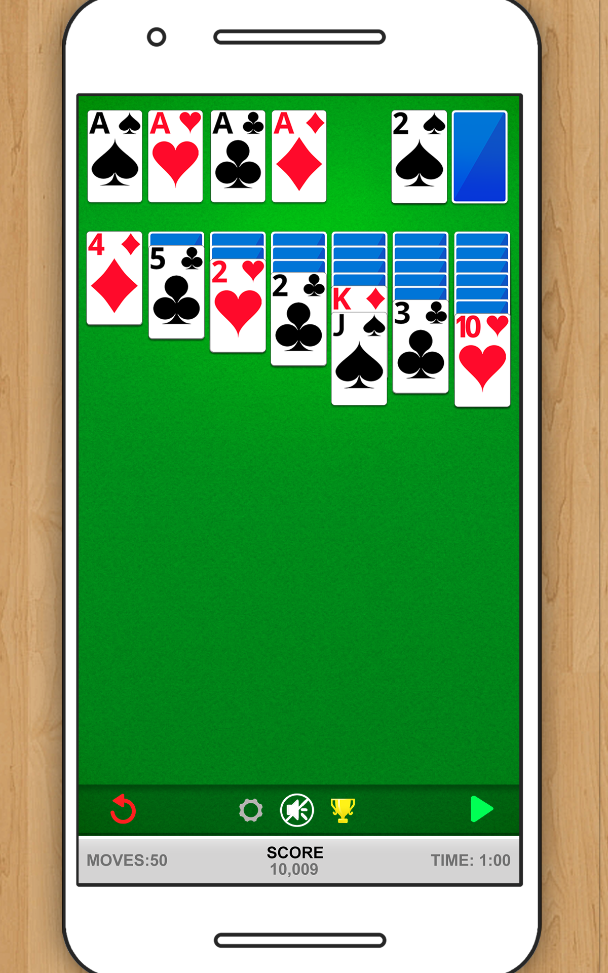 SOLITAIRE CLASSIC CARD GAME Game Screenshot