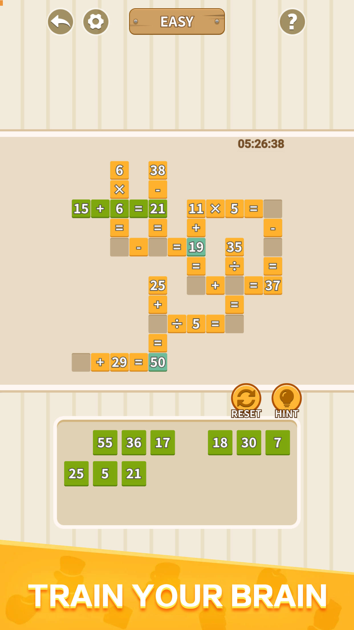 Crossnum Math - Number Games Game Screenshot