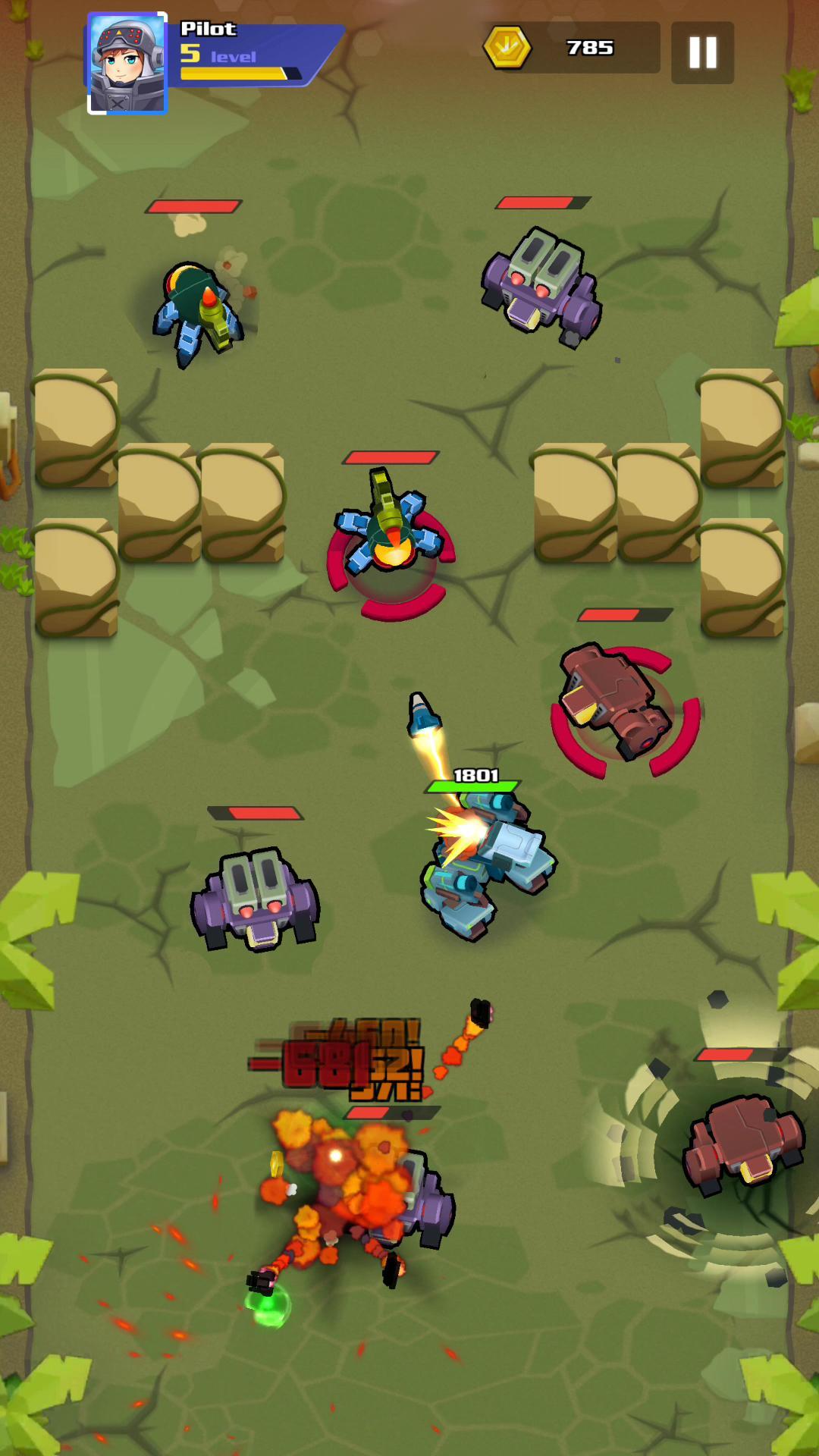 Screenshot 1 of Chiến tranh sắt – Trận chiến Mech 1.0.23