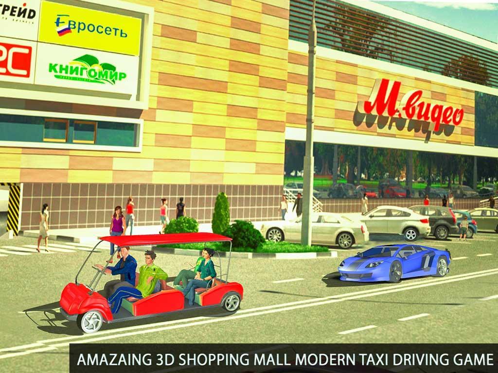 Shopping Mall Taxi Simulator : Taxi Driving Games Game Screenshot
