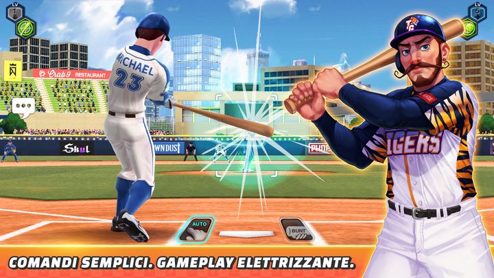 Screenshot 1 of Baseball Clash: gioco live 1.2.0026103