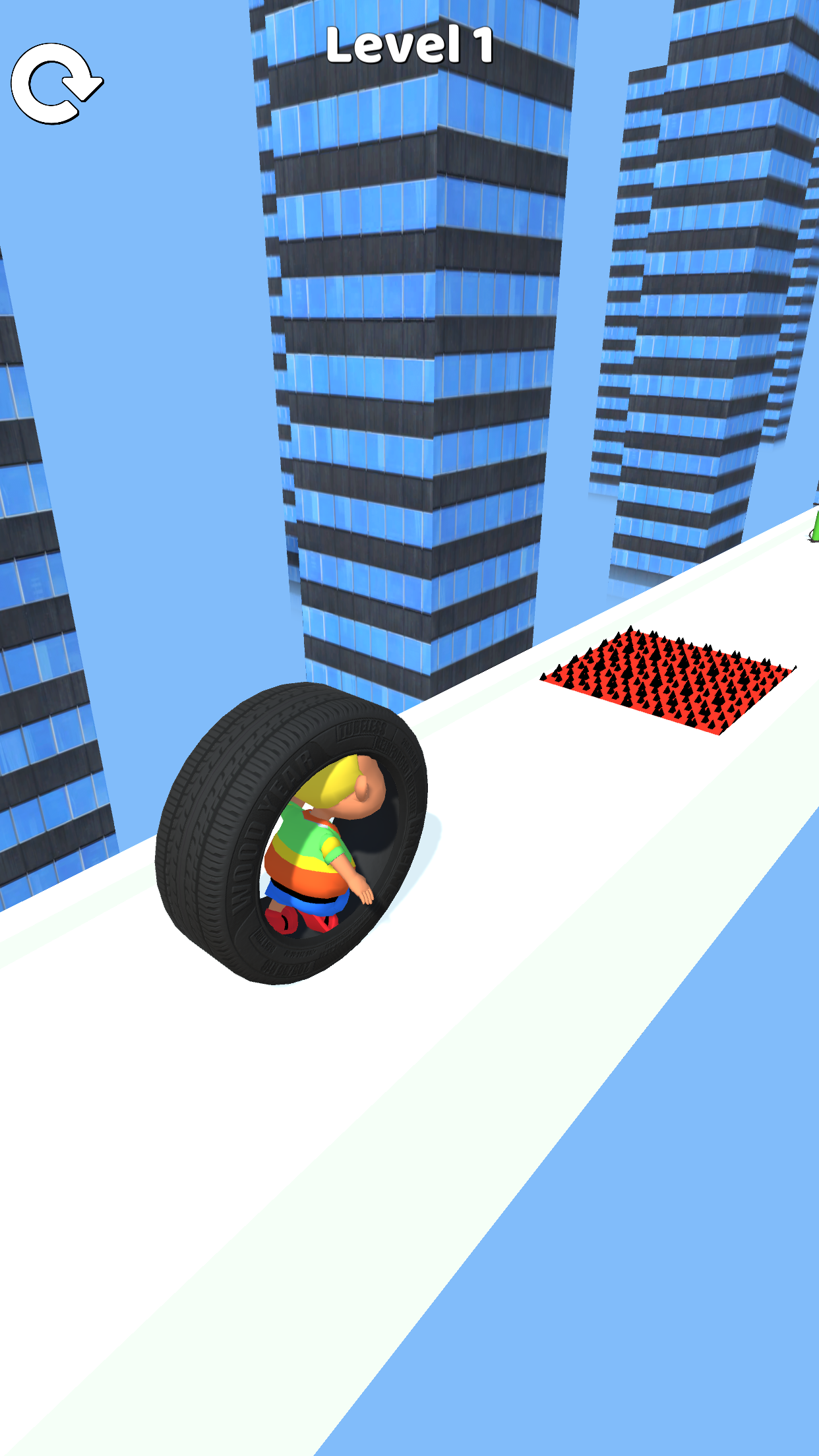 Tire Rush Game Screenshot