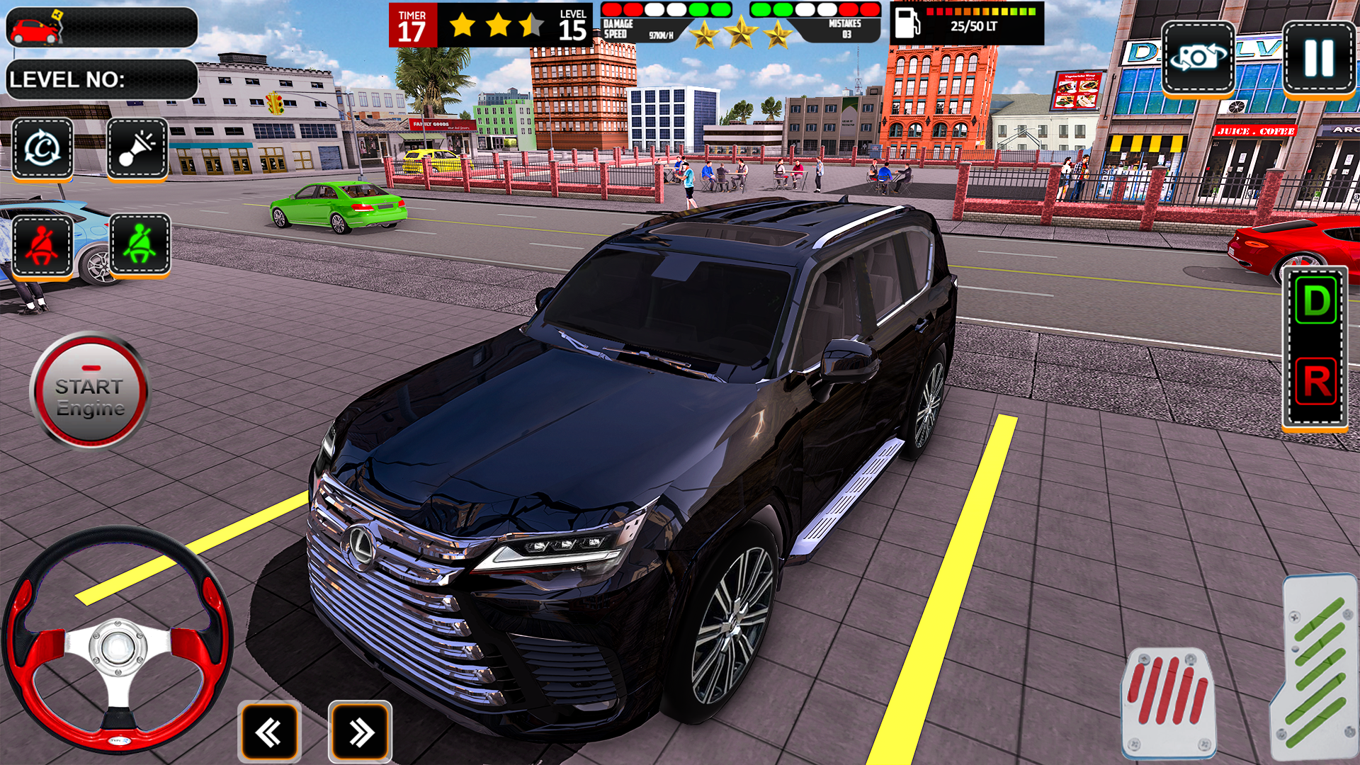 カーゲーム: シティカードライビング3Dのキャプチャ